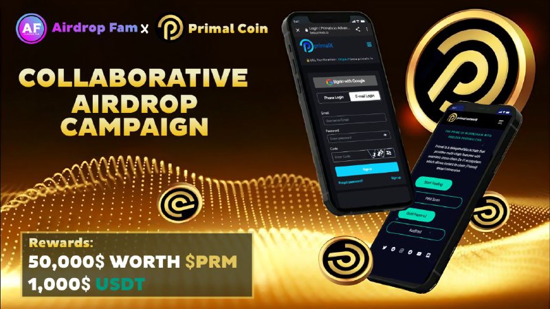 **New airdrop:** Primal Coin