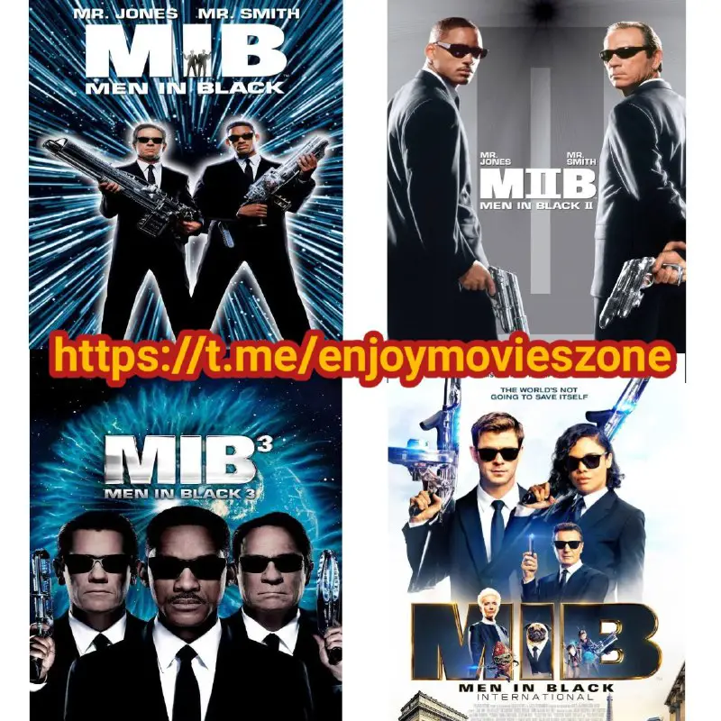 Men in Black 1+2+3+4 Collection