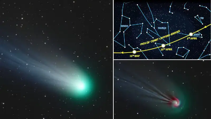 This comet returns every 69 years.