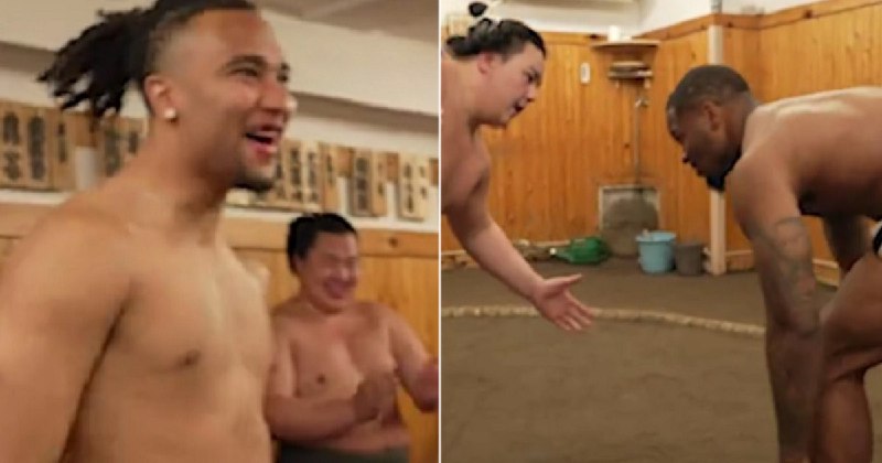 Micah Parsons got embarrassed by a sumo wrestler during Tokyo trip, and CJ Stroud couldn’t help but react. However, Parsons …