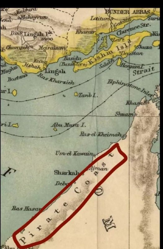 ***🗺***نقشه خلیج‌فارس سال۱۸۹۲-آرشیو بریتانیا