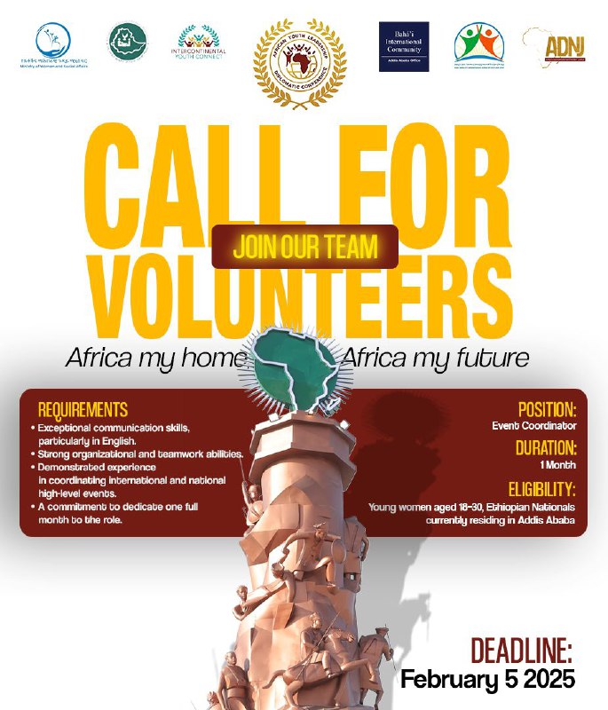 𝐎𝐩𝐩𝐨𝐫𝐭𝐮𝐧𝐢𝐭𝐲 𝐀𝐥𝐞𝐫𝐭: 𝐂𝐚𝐥𝐥 𝐟𝐨𝐫 𝐕𝐨𝐥𝐮𝐧𝐭𝐞𝐞𝐫𝐬!***📢***