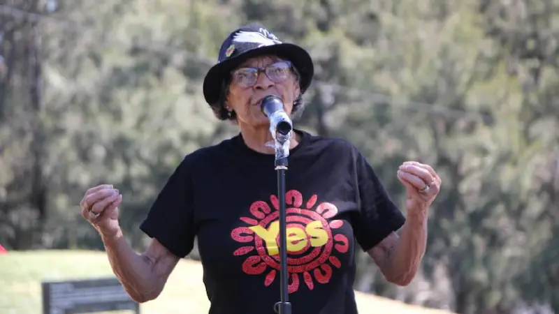 Ngunnawal elder Aunty Violet clashes with Ngambri man as she announces possible ACT election candidacy
