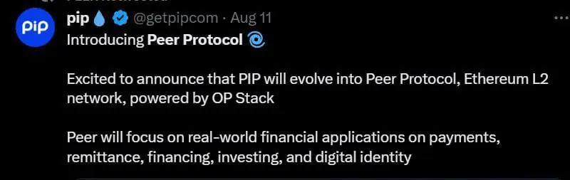 Peer Protocol (by pip) || Join …