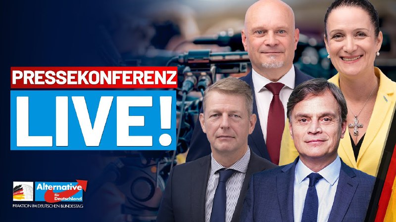 LIVE: Pressekonferenz der AfD-Fraktion - Diese …