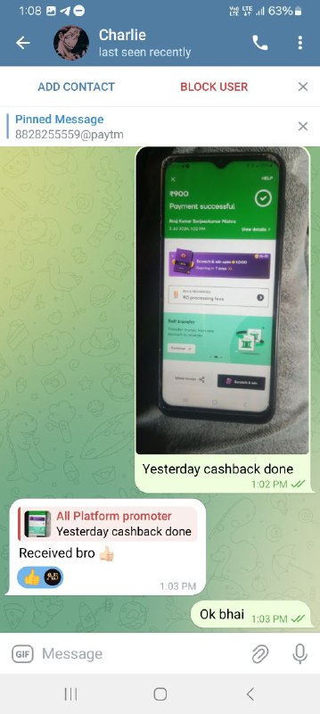 ***☄️*****Yesterday Big Mumbai Cashback Done ***✔️*****