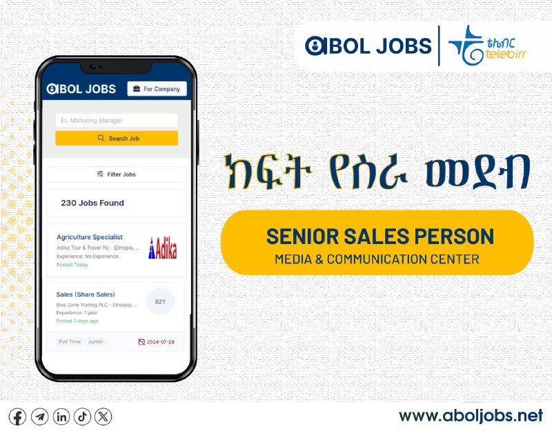 **Senior Sales Person