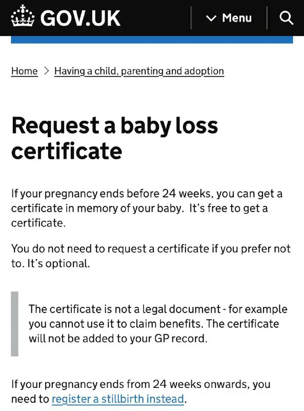 The UK government is issuing Baby …