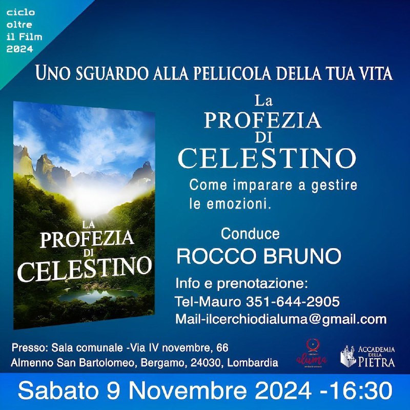 **Sabato 9 Novembre 2024 alle 16:30