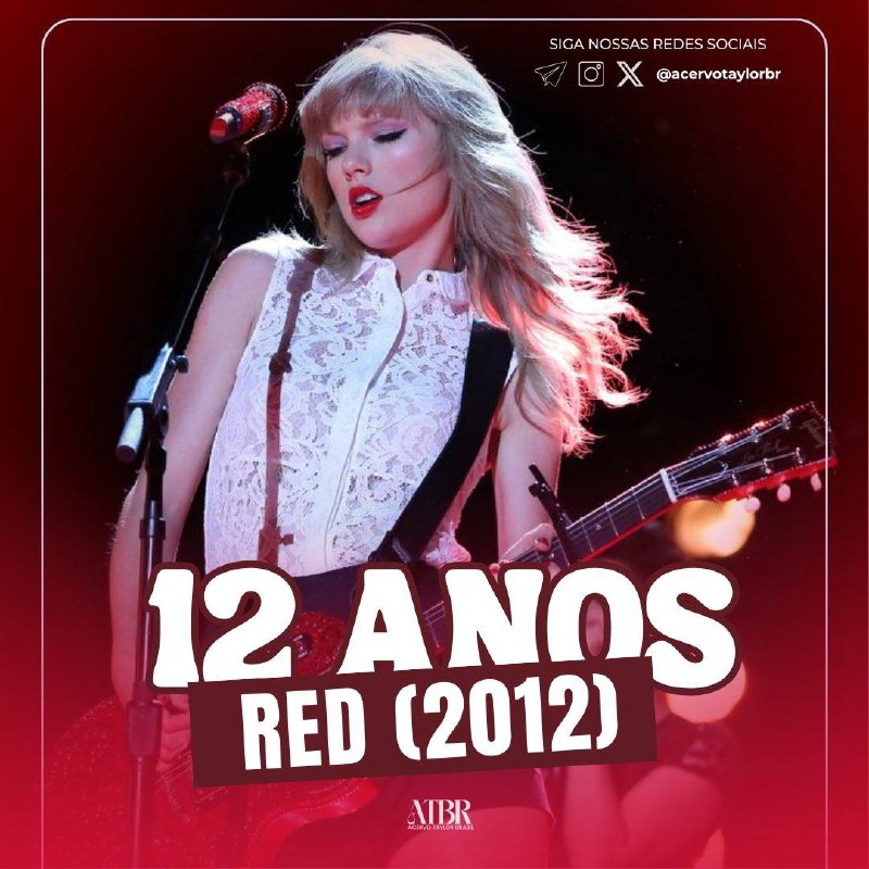 **12 ANOS DO LANÇAMENTO DE RED! …