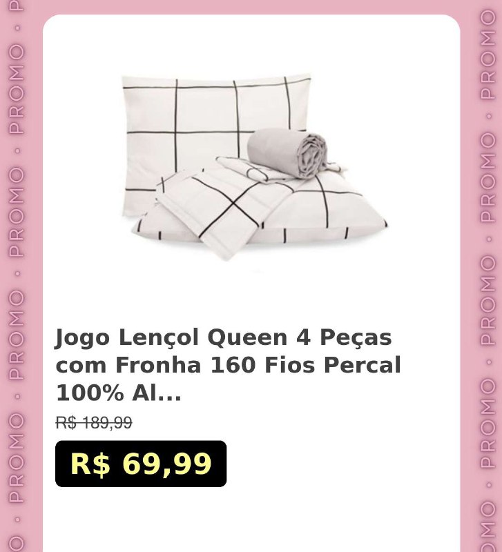 ***✨***Jogo Lençol Queen 4 Peças com …