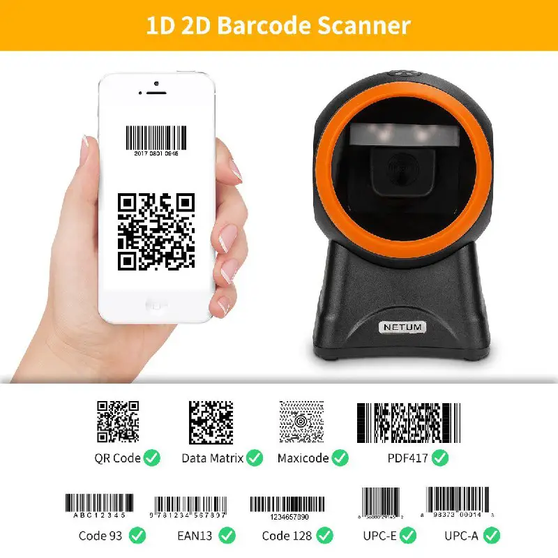 Barcode Scanner 2D Netum NT-2050