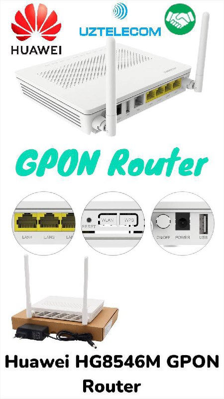 Modem GPON Wi Fi Router