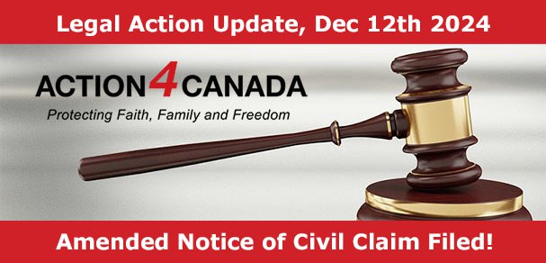 "Action4Canada filed the amended Notice of …