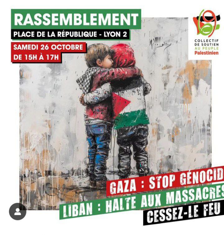 Ce samedi, rassemblement a Lyon pour …