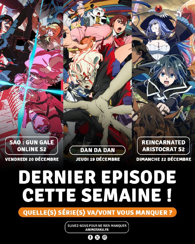 ***🚨*** **Cette semaine, plusieurs animes diffuseront …