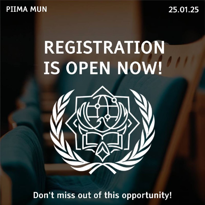 **Delegate Registration** for PIIMA MUN 2025 …