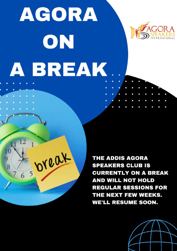 The Addis Agora Speakers Club is …