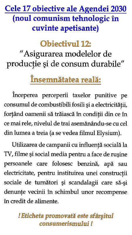 ***❗️***[***🗒*** Agenda 2030 - tentativa odioasă …