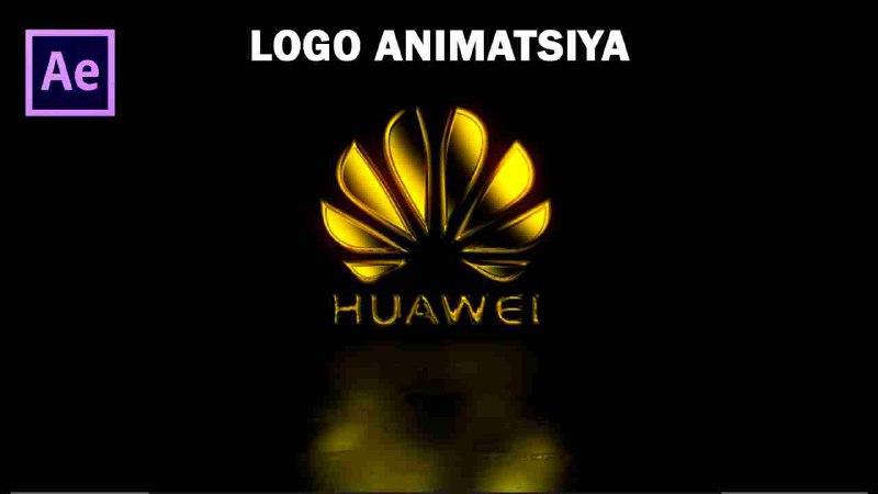 **After effects orqali Huawei brendiga Logo …