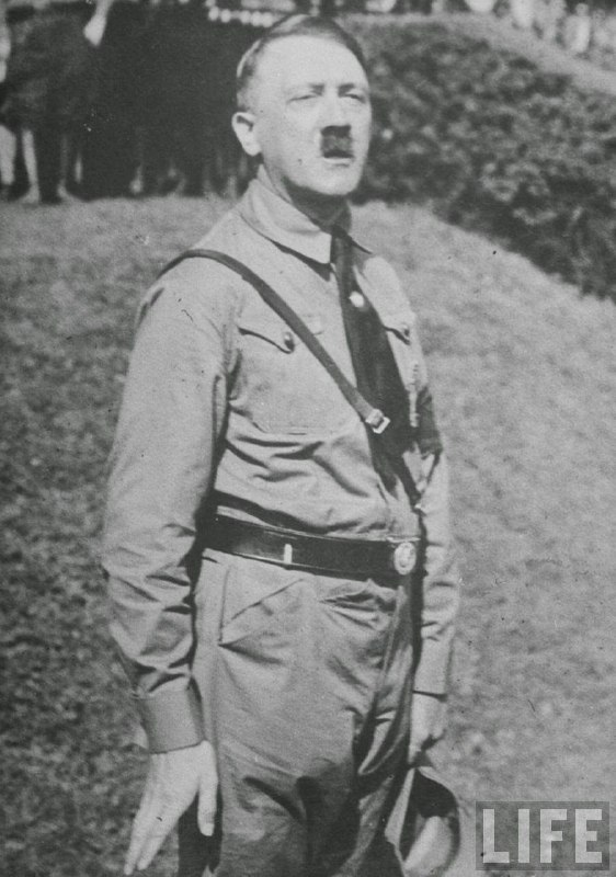 Hitler in brown uniform during the …