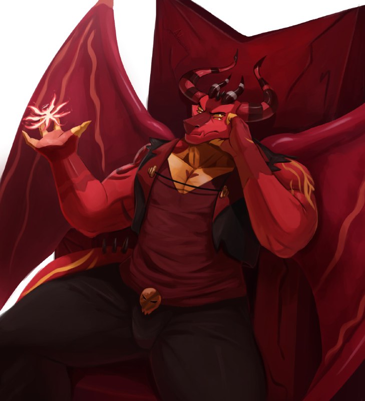 Costume version of Satan from Helluvaboss