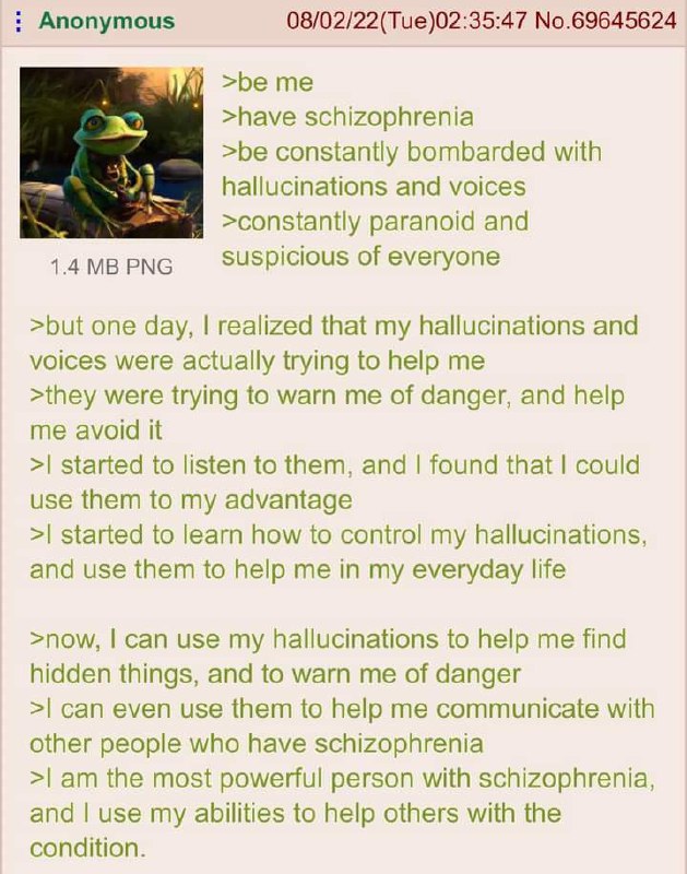 Anon has awakened.