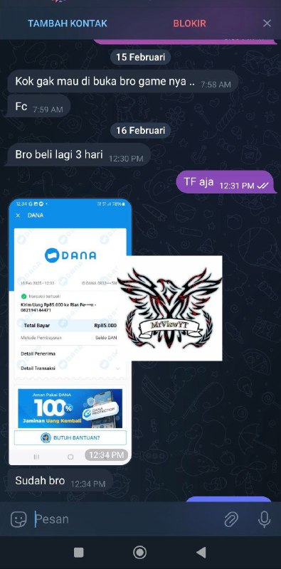 Extend/Perpanjang done