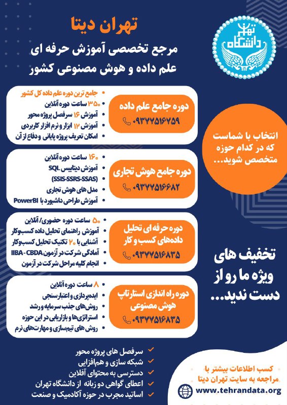 ***?*****فرصت‌های طلایی یادگیری در دانشگاه تهران!**