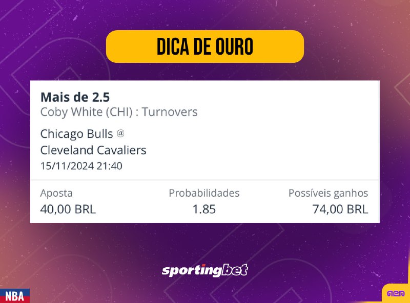 **NBA - Dica de Ouro**