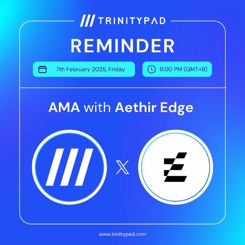 ***🚀*** A**ethir Edge x TrinityPad** [**#AMA**](?q=%23AMA) …