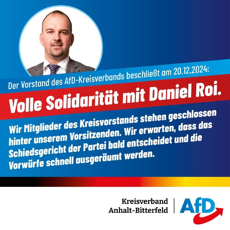 Der Kreisvorstand der [#AfD](?q=%23AfD) Anhalt-Bitterfeld hat …