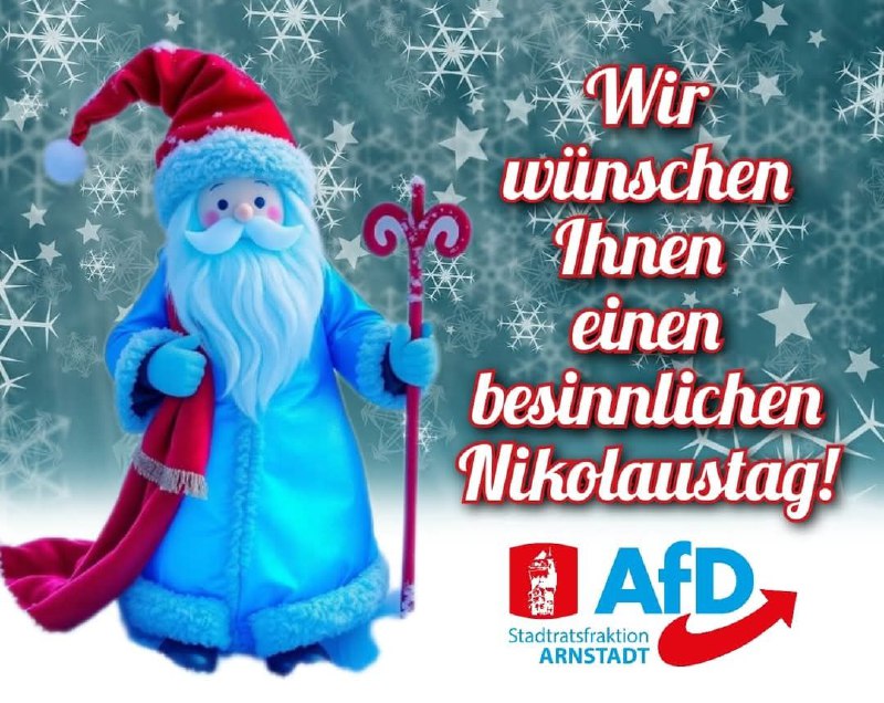 Nikolaus, komm bald wieder in dies' …