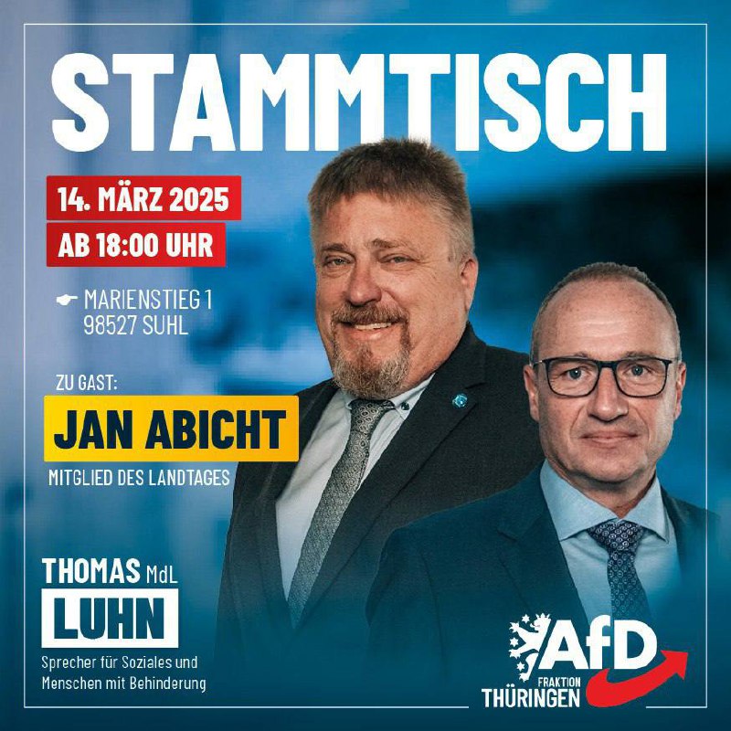 **Einladung zum Stammtisch**