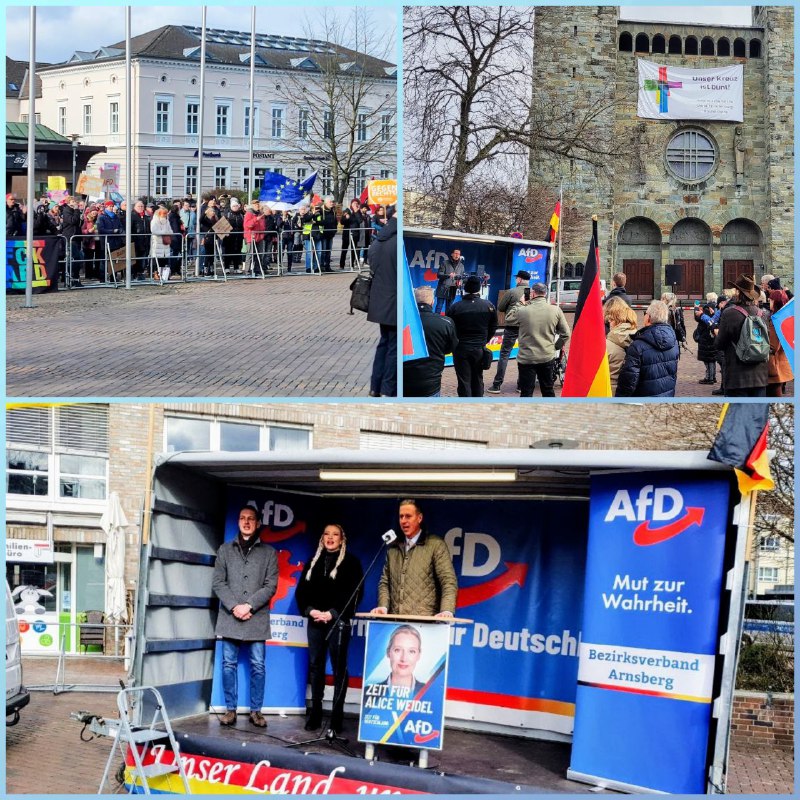 Kundgebung des AfD Bezirks Arnsberg in …