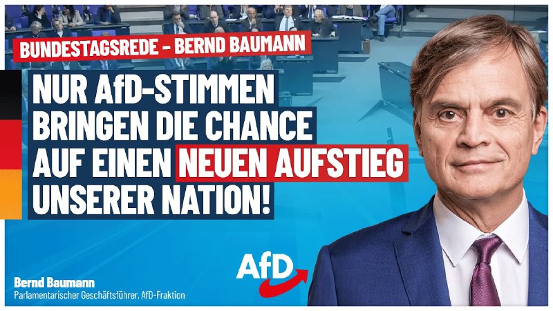 +++ AfD-Abrechnung im Bundestag: Baumann fordert …