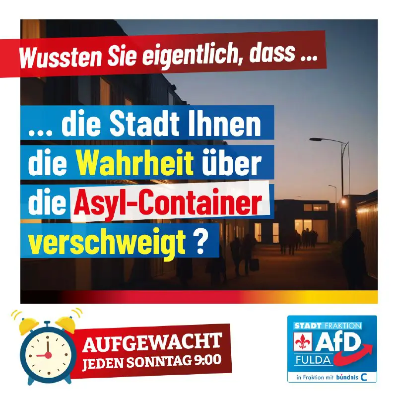 +++ Stadt Fulda verschweigt die Wahrheit über die Asyl-Container +++