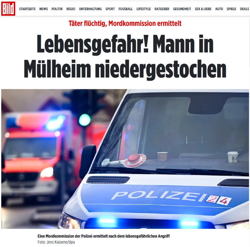 Der flüchtige Täter soll zwischen 165 …