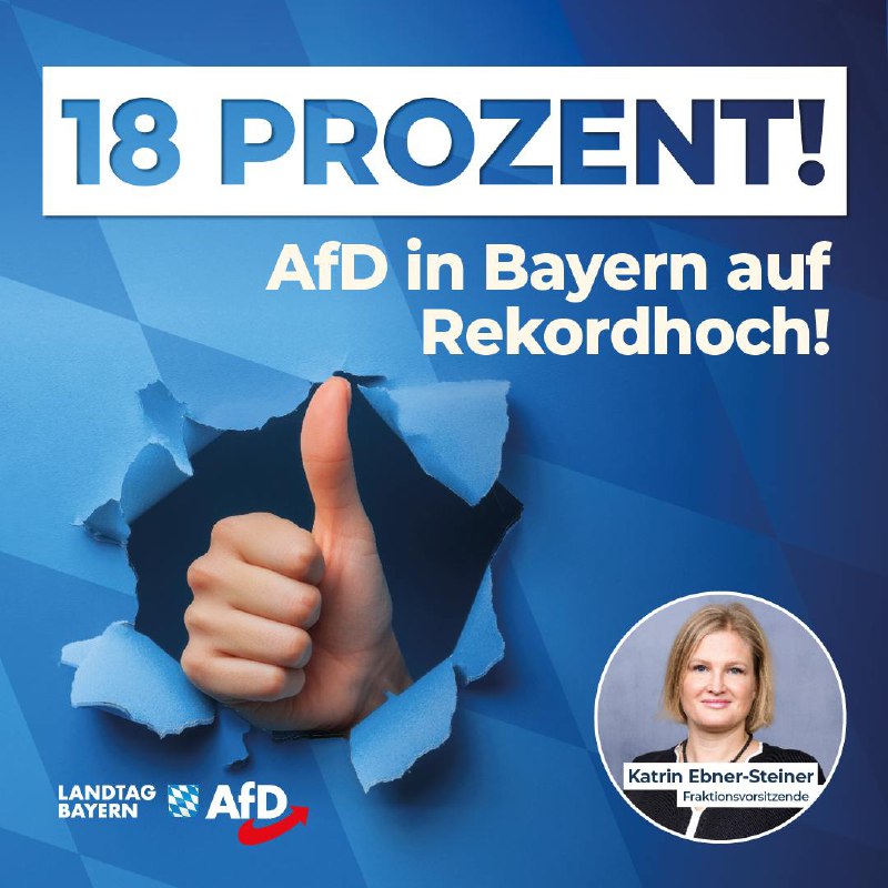 ***?*****18 Prozent – AfD in Bayern …