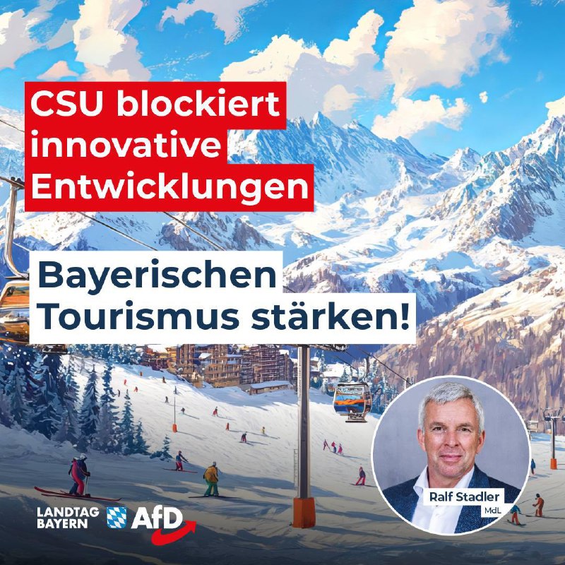 **Ralf Stadler: CSU blockiert innovative Entwicklungen …