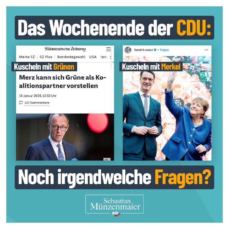 Falls jemand die CDU wählen will, …