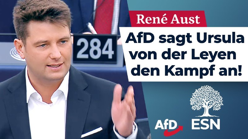 ++ AfD sagt Ursula von der …