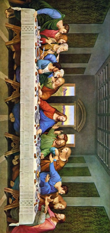 *****🎨***The Last Supper, 1495