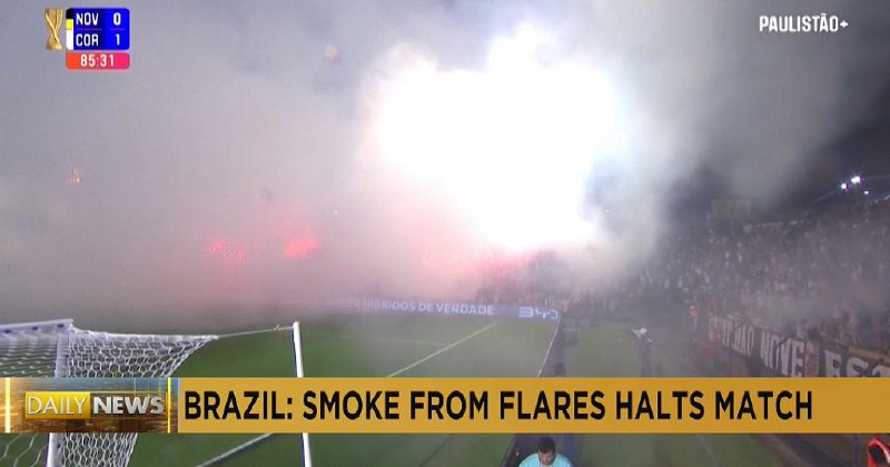 ***🌍*** **Brazilian state football match paused …