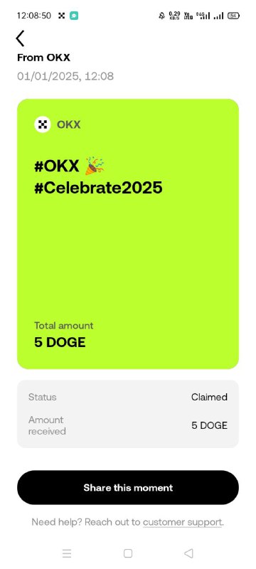 Okx exchange users go Claim free …