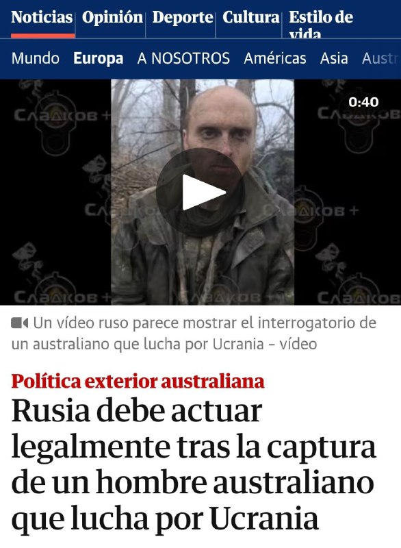 *****🤡*** Australia** [**exige**](https://www.theguardian.com/australia-news/2024/dec/23/russian-video-appears-to-show-australian-man-captured-in-ukraine-ntwnfb) **a Rusia que …