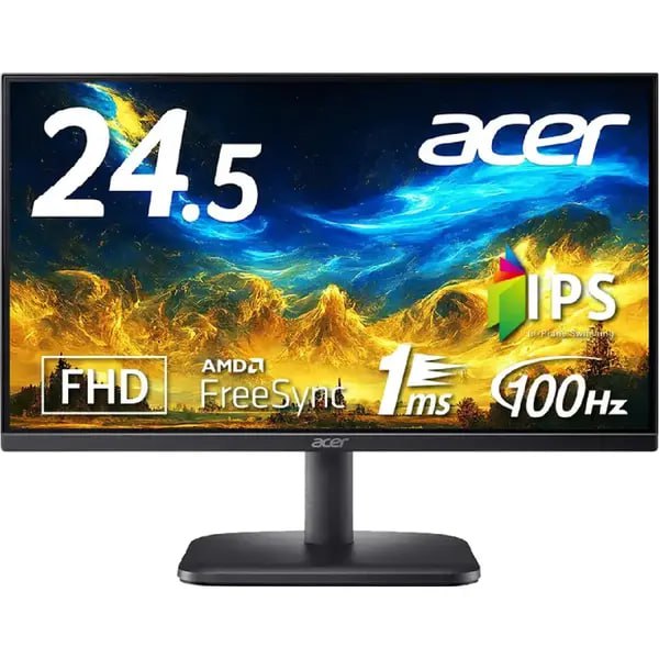 Acer - 25" EK251Q Monitor, IPS, …