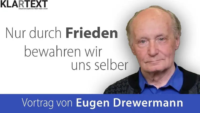 [#EugenDrewermann](?q=%23EugenDrewermann), [#Theologe](?q=%23Theologe), [#Psychoanalytiker](?q=%23Psychoanalytiker) und [#Schriftsteller](?q=%23Schriftsteller), hielt …