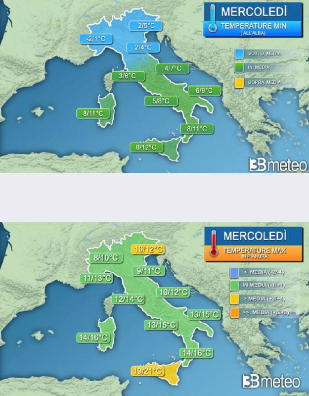 Aggiornamento meteo