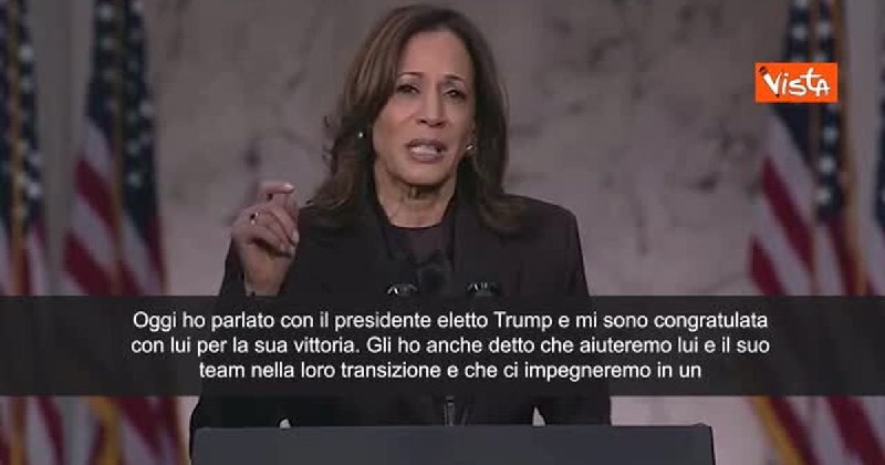 Kamala Harris: "Ho detto a Trump …